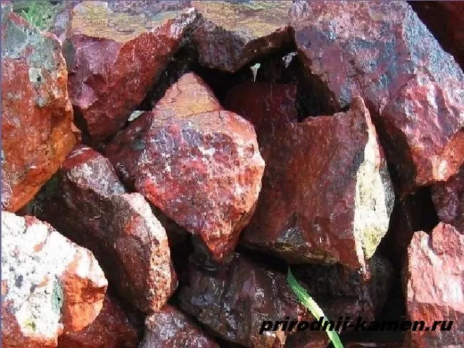 Природный камень бутовый Яшма